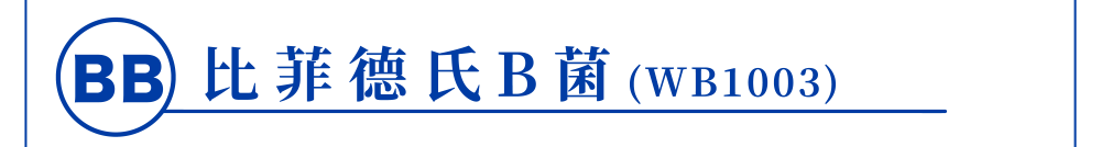 BB 比菲德氏B菌 WB1003